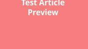Testarticle preview